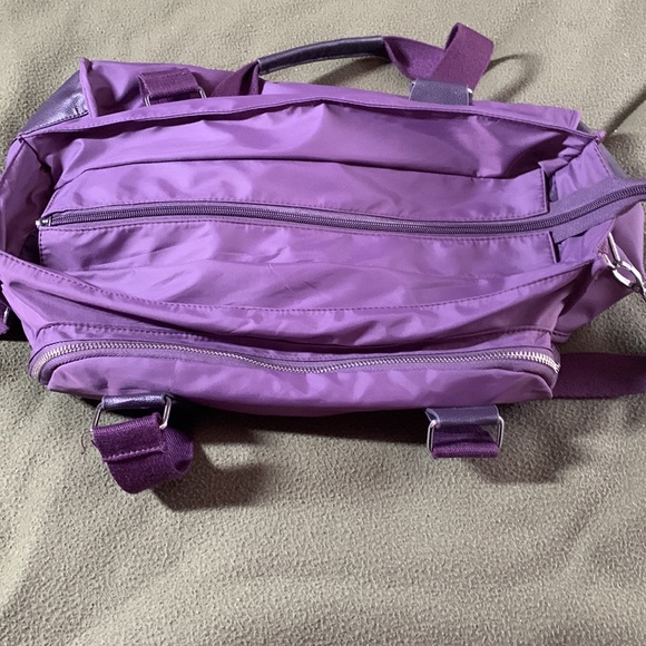 Scarleton purple nylon bag handles and shoulder straps. 16x13x5 - Picture 5 of 10